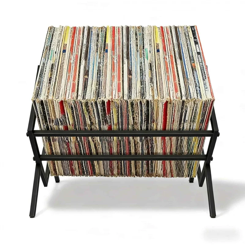 アルバム収納ラック多層大容量80lpsレコードプレーヤーアクセサリーcdホームベッドルームリビングルーム整理魔法のツール