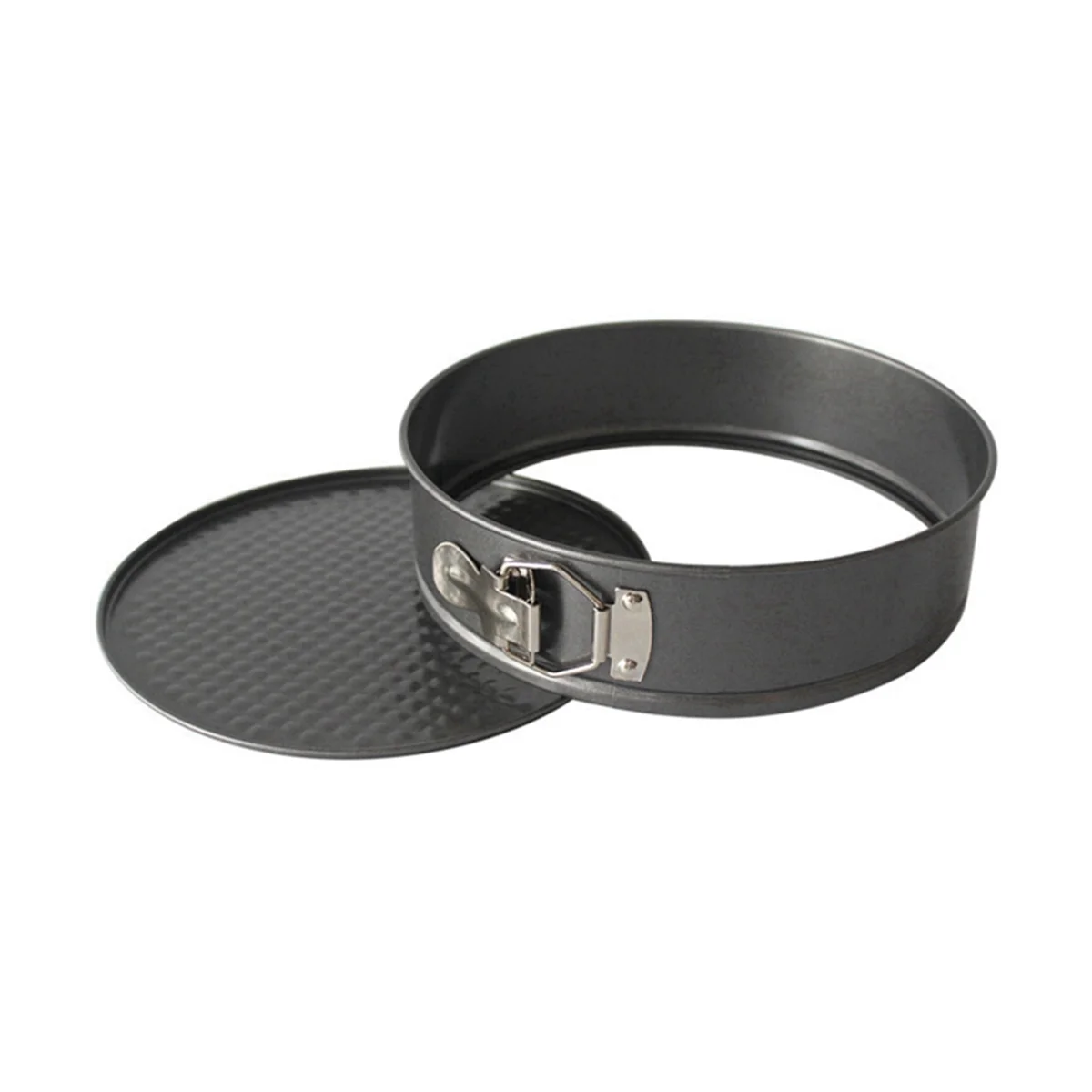 Round Leakproof Baking Cake Pan, Molde de estanho com fundo removível, 9 polegadas