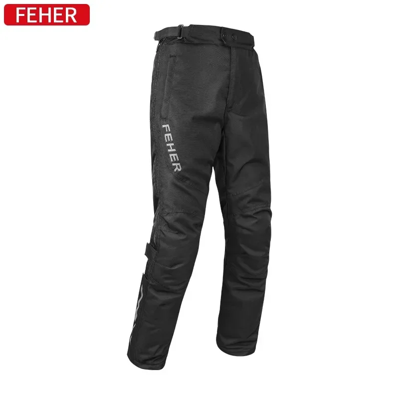 Feher Motorcycle Pants Autumn and Winter Waterproof Fast Detachable Motorcycle Fast Detachable Thermal Pants for Men and Women