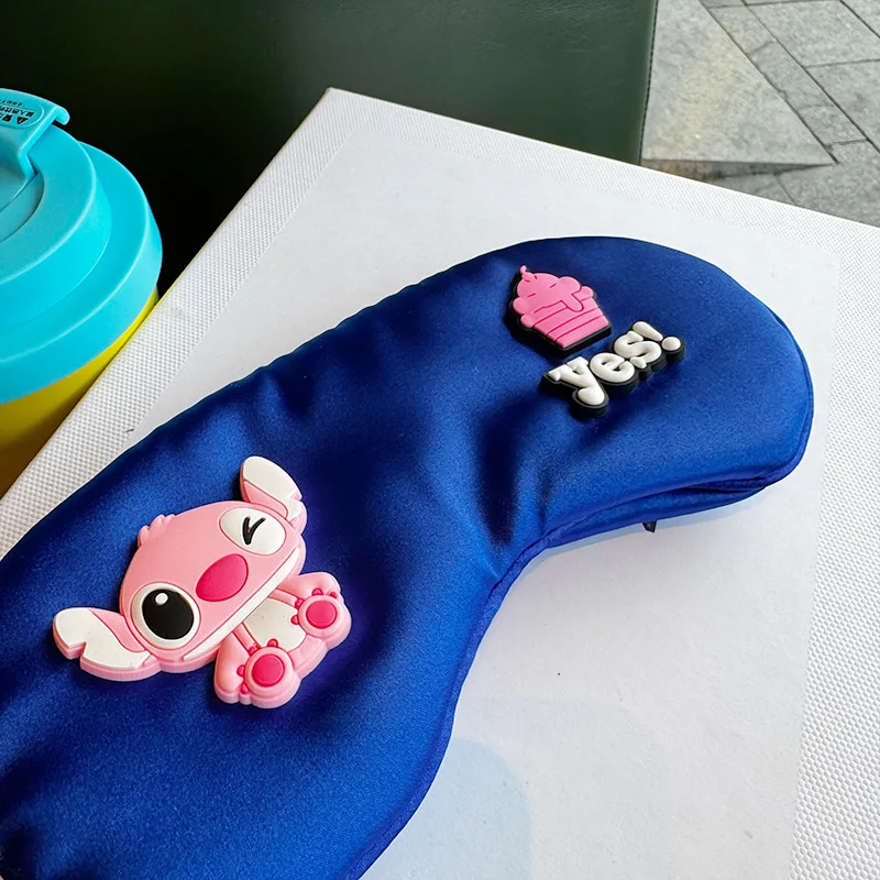 Miniso Disney three-dimensional blue puppy eye mask for women sleeping shading office lunch break student eye mask