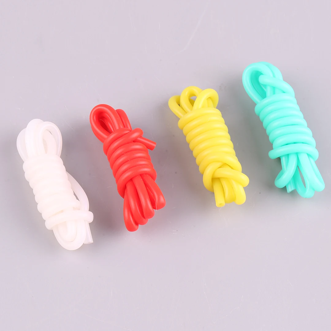 Farbiges Heizölrohr für Modellflugzeug, Spielzeug, ferngesteuertes Flugzeug, Methanol, Silikonkautschuk, Kraftstofftankrohr, Flugzeugzubehör