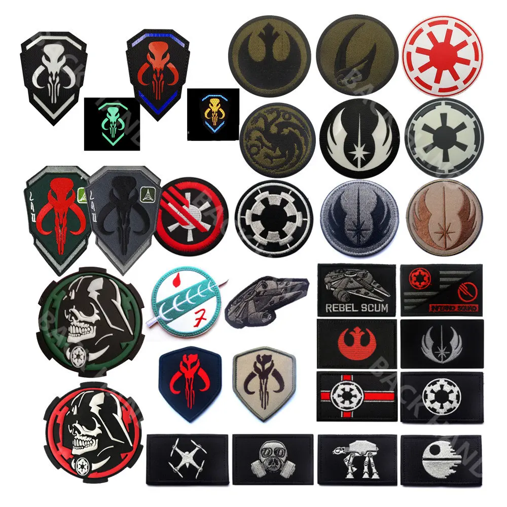 PVC Badge Bounty Hunter Badges For Clothing Backpack Caps Fabric Armband Stickers Embroidery Military Reflective Tactical Patch