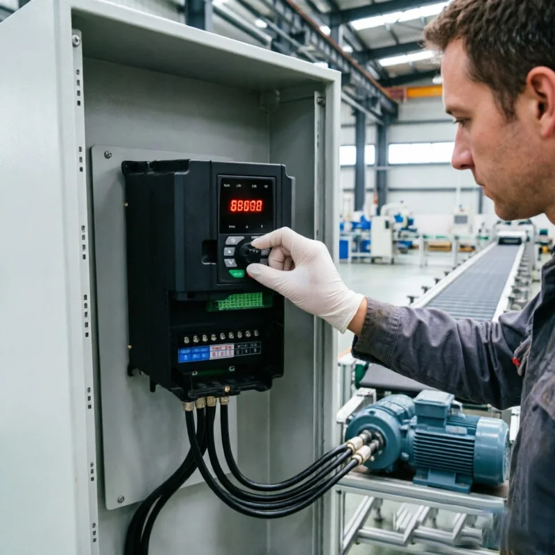 11KW Vector Control VFD 380V 3 Phase Variable Frequency Drive Energy Saving AC Motor Inverter for CNC Spindle Water Pump Industr