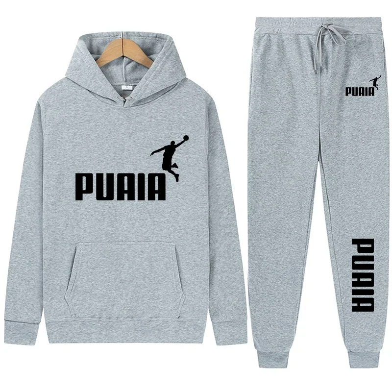 Chándal de 2 piezas para hombre y mujer, conjunto de Sudadera con capucha y pantalones, ropa deportiva de Hip Hop Y2K, moda de otoño e invierno, novedad