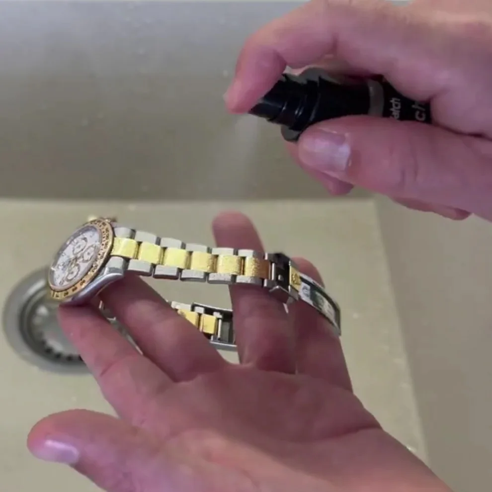 Polywatch Watch Cleaner Solution and Polish Effective Cleaning Care and Polishing of High Quality Metal Wristwatches