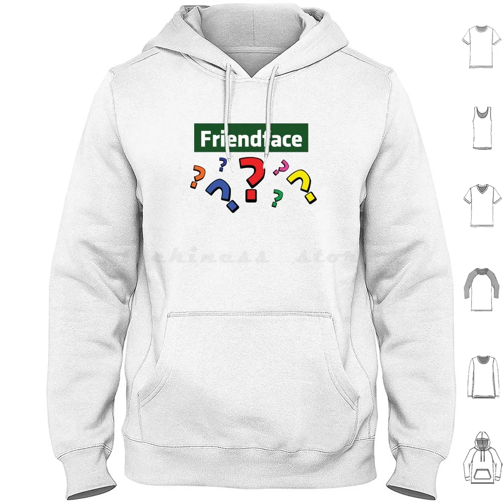 Friendface Question Marks Hoodies Long Sleeve It It Crowd The It Crowd Tv Show Episode Chris Odowd Richard