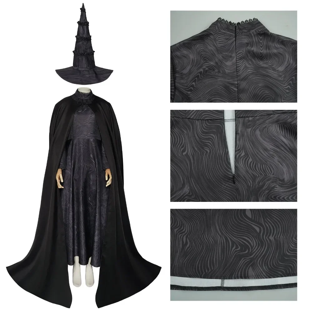 

Glinda Elphaba Wicked Cosplay CostumeClothes Gotic Movie Party Role-playing Witches cosplay clothing full set hat New magic