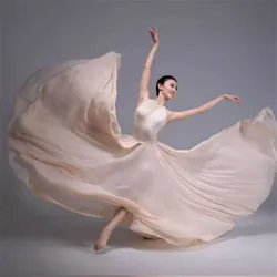 Belly Dance Costume Classical Dance Performance Women Elegant Chiffon Practice Skirt 720 Degree Large Swing Skirt Modern Ballet