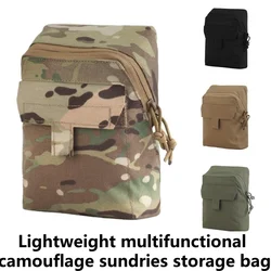 Camouflage portable multifunctional sundry bag, storage bag, MOLLE system loading
