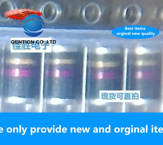 30PCS 100% New original SGL41-30 1A30v glass passivation Schottky DO-213AB silk screen yellow ring + purple red ring