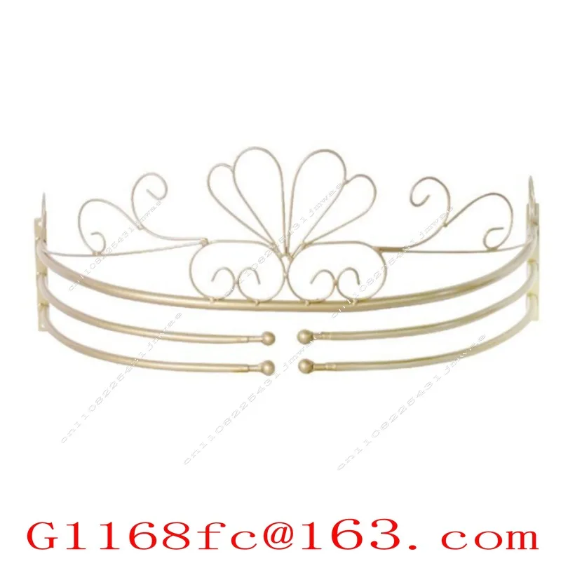 European-style Girl Bedside Decoration Curtains Fabric Display Stand Mosquito Net Frame with Hook