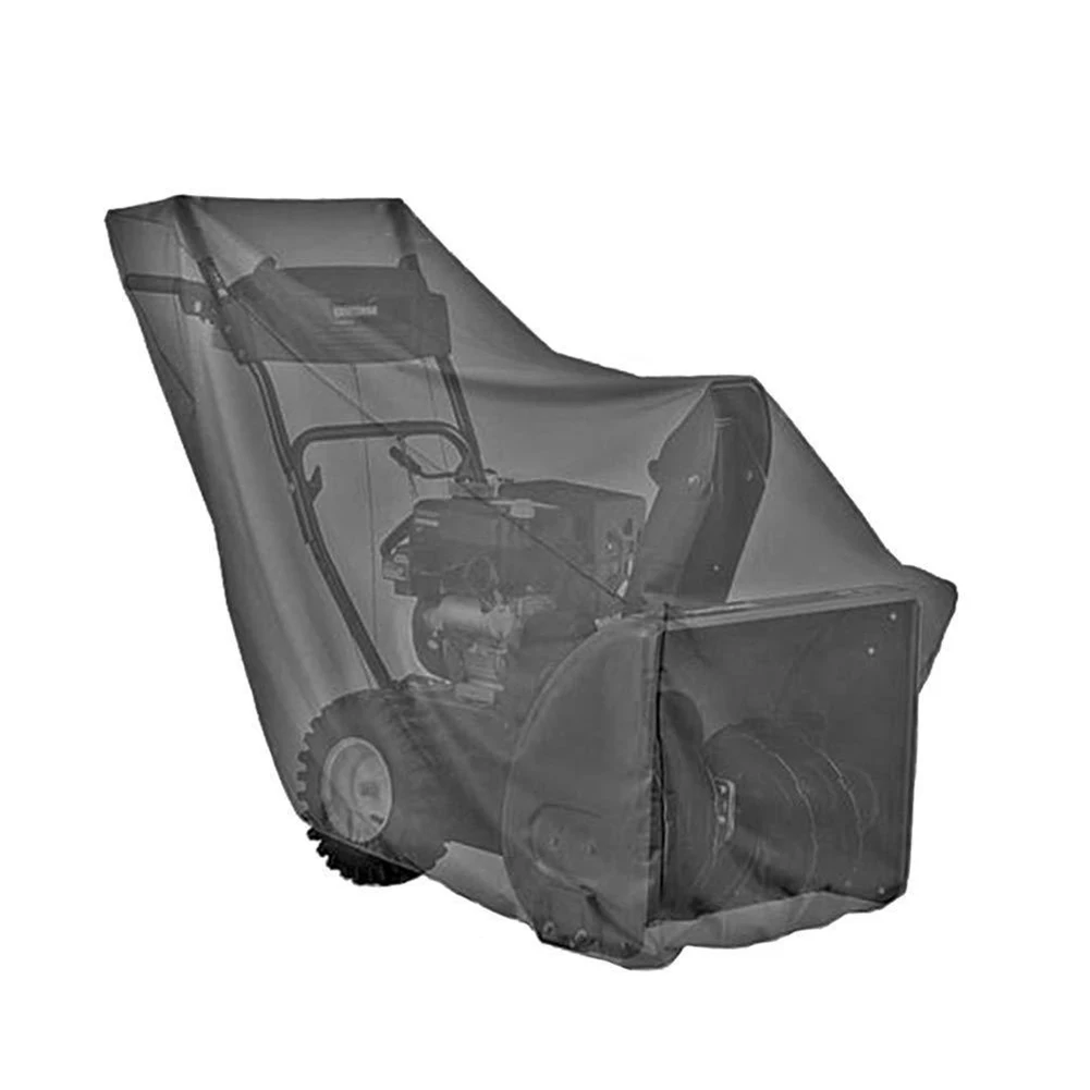 

Snow Blower Cover Black Oxford Cloth Waterproof Lightweight Outdoor Garden Cube Seat Covers Fits Most Two-stage Snow Throwers