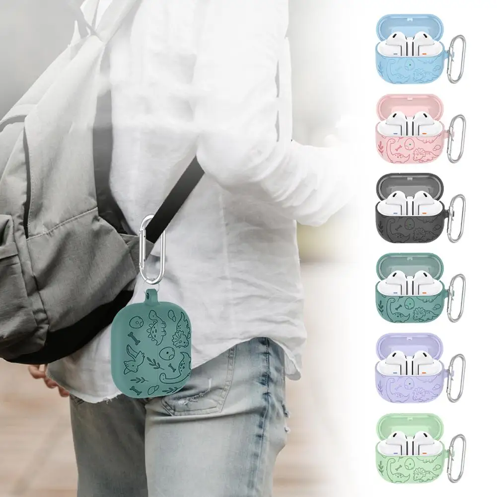 For Samsung Galaxy Buds3 Protective Case Replicated Silicone Case Buds3Pro Shell Soft Integrated Headphone N8X0