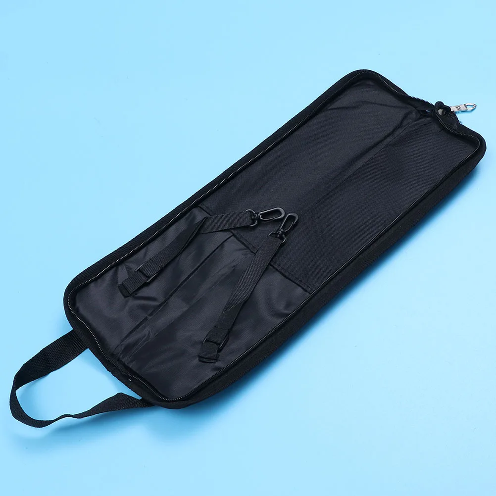 

2 Pcs Drum Stick Bag Pad Drumsticks Baqueta Holder Clamp Case Storage Pouch Adults Percussion for Cymbal Stand