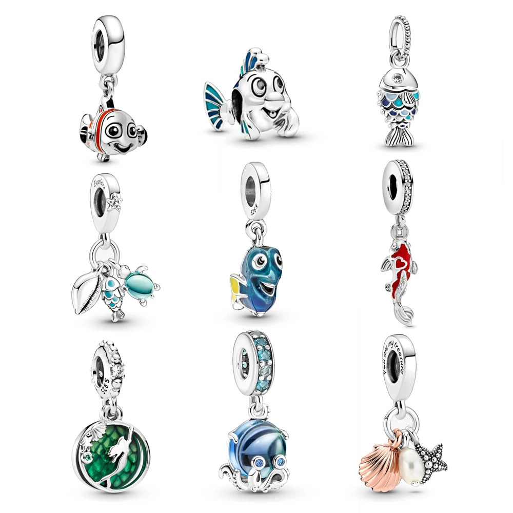 

Fit Original Pandora Bracelets Charms Disney Pixar Dory Dangle Charm Beads Pendant Jewelry Berloque