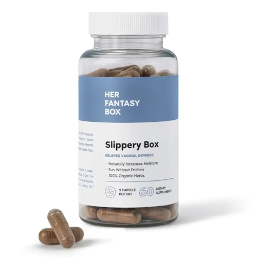 Slippery Box Feminine Care for Vaginal Health 60 FastActing Capsules for Women's Welln pH Balance and Intimate port