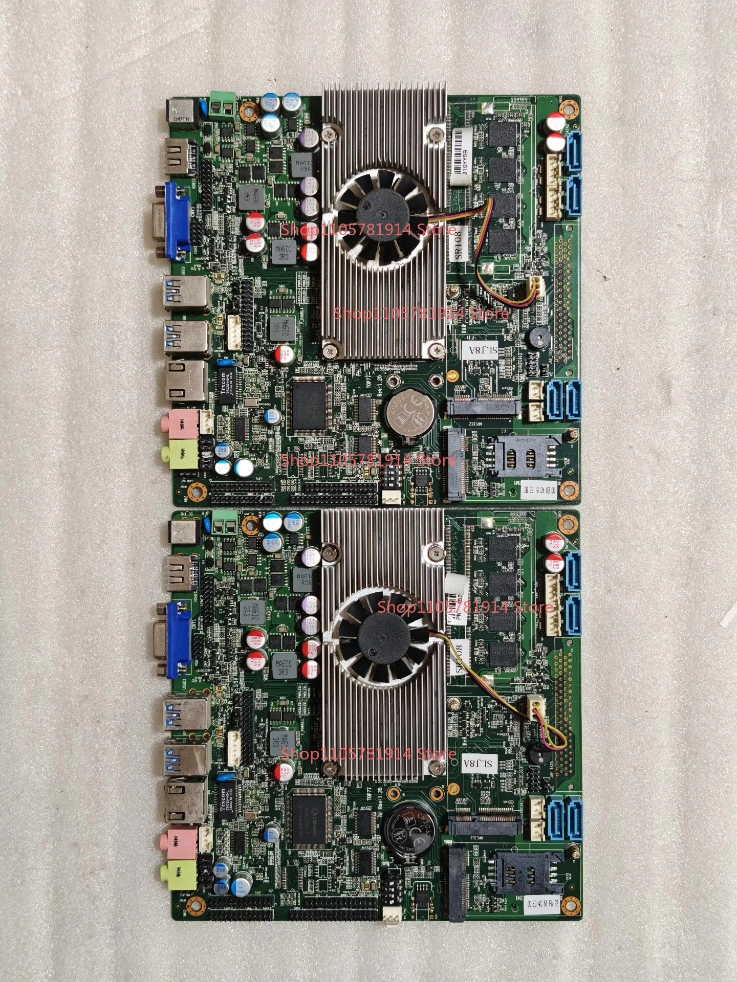 For TOP77 V1.2 All-in-one Main Board, Specification 17x17, Low-power Main Board Integrating CPU and Fan, 1037U Processor