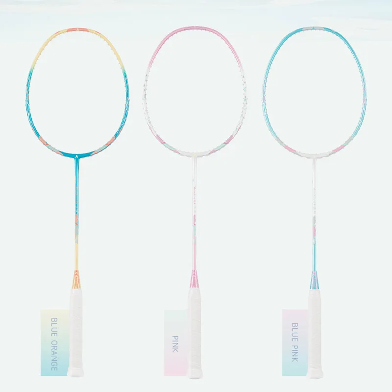 Kawasaki PORCELAIN-Raquete de Badminton Feminina para Jogadores, Q5, Eixo Super Slim, Fibra De Carbono, 5U