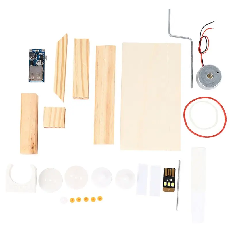 DIY montieren Spielzeug Dynamo Generator Modell Holz Erfindung Wissenschaft physikalische Experiment Kits Kinder kreative Lernspiel zeug