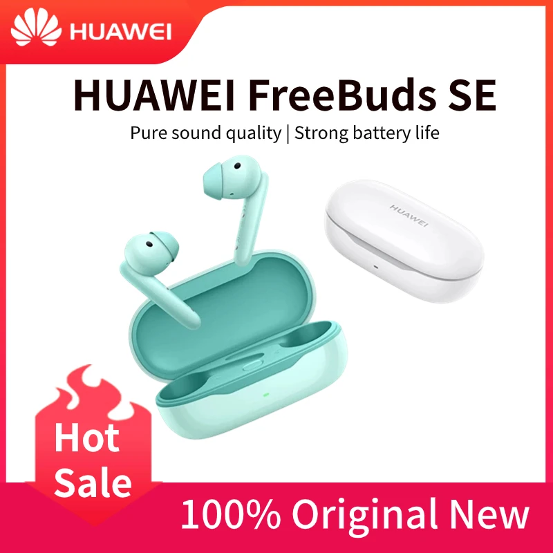 Huawei Original FreeBuds Se Headphones Wireless Bluetooth 5.2 Earphone Call Noise Reduction Earbuds TWS 10mm Dynamic Headset Pro