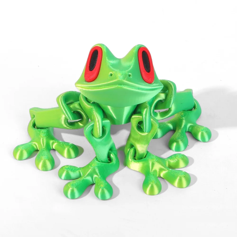Подвижные суставы 3D печатные лягушки