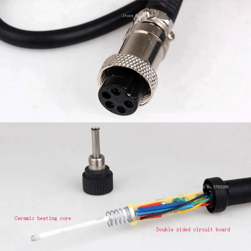 NT 936 Las listrik หัวจับเหล็กร้อนบัดกรี60W 24V เครื่องเชื่อมเครื่องเชื่อมเหล็กสถานีร้อนเครื่องมือซ่อมแซม