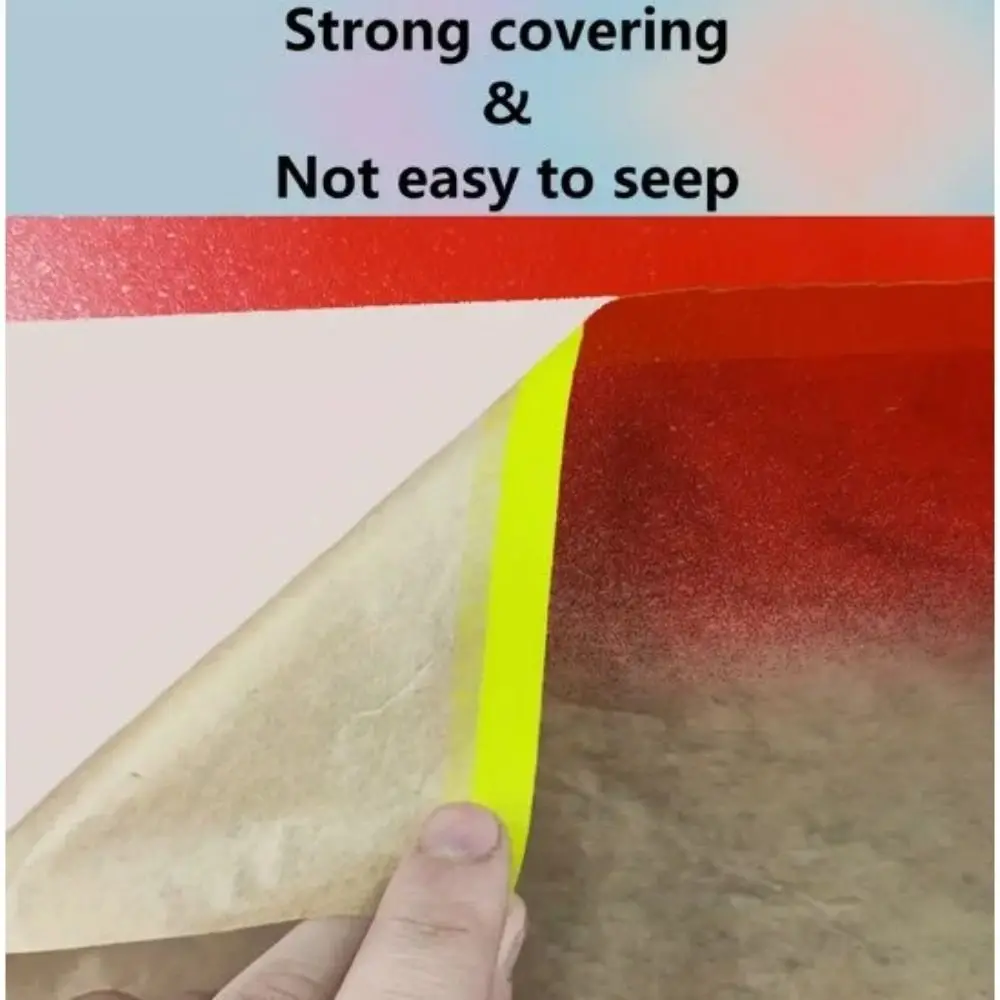 

15 м предварительно наклеенная малярная бумага с возможностью обрезки, прочная маскирующая бумага для краски, настенное покрытие для покраски, спрей, защитный