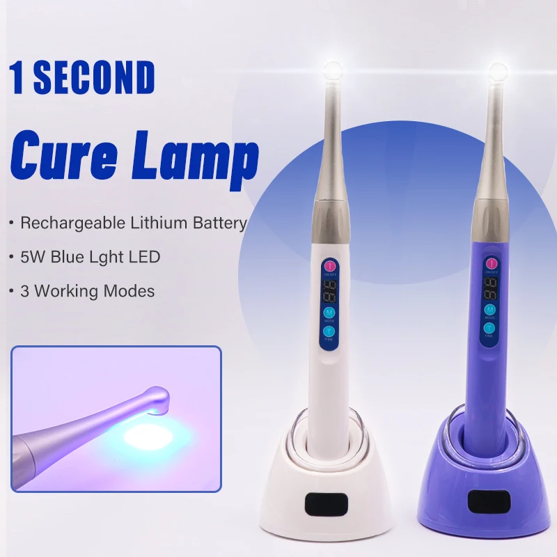 Oral LED Lamp Wireless 1 Second Cure Light High Dentistry Equipment Dentist Curing Lamp Composite Lighting Dental Light