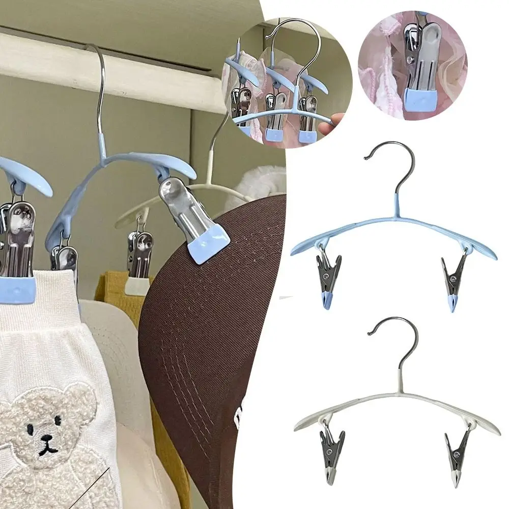 

Durable Anti Slip Kids Hanger Mini with Clip Pet Clothes Hook Sock Clip