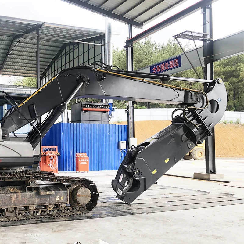 Heavy Duty Hydraulic Eagle Jaw Scrap Cutter Portable Steel Shear Industrial Metal Processing Equipment