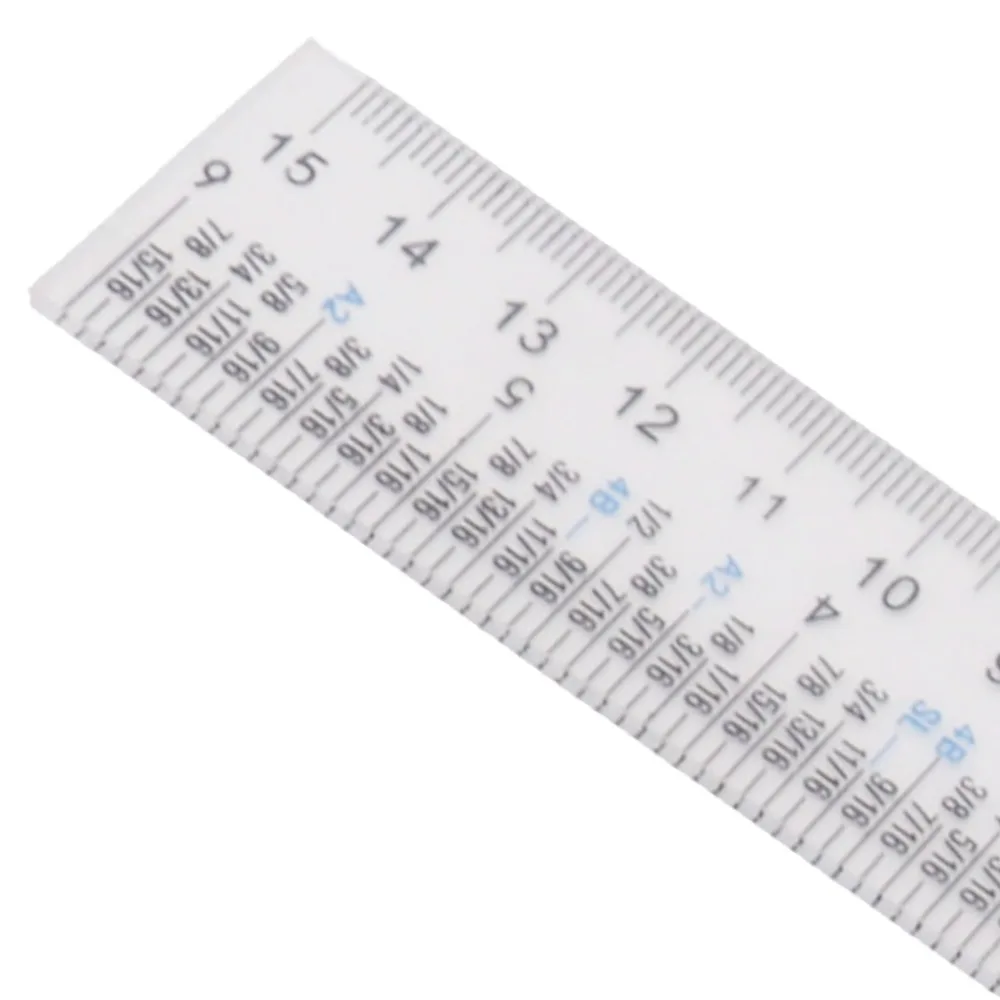 Transparent T-square Ruler T-shape Plastic Drafting Measuring Tool Straight-edge Graduated Stationery Ruler Drafting Work