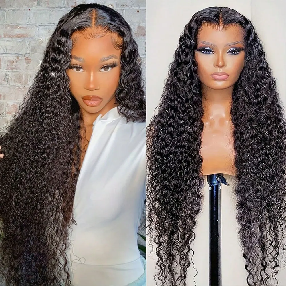 

Джерри Кудрявые 13x4 HD Парики Фронта Шнурка Человеческих Волос Парики Для Чернокожих Женщин Предварительно Сорванные Бразильские Девственные Вьющиеся Парики Фронта Шнурка