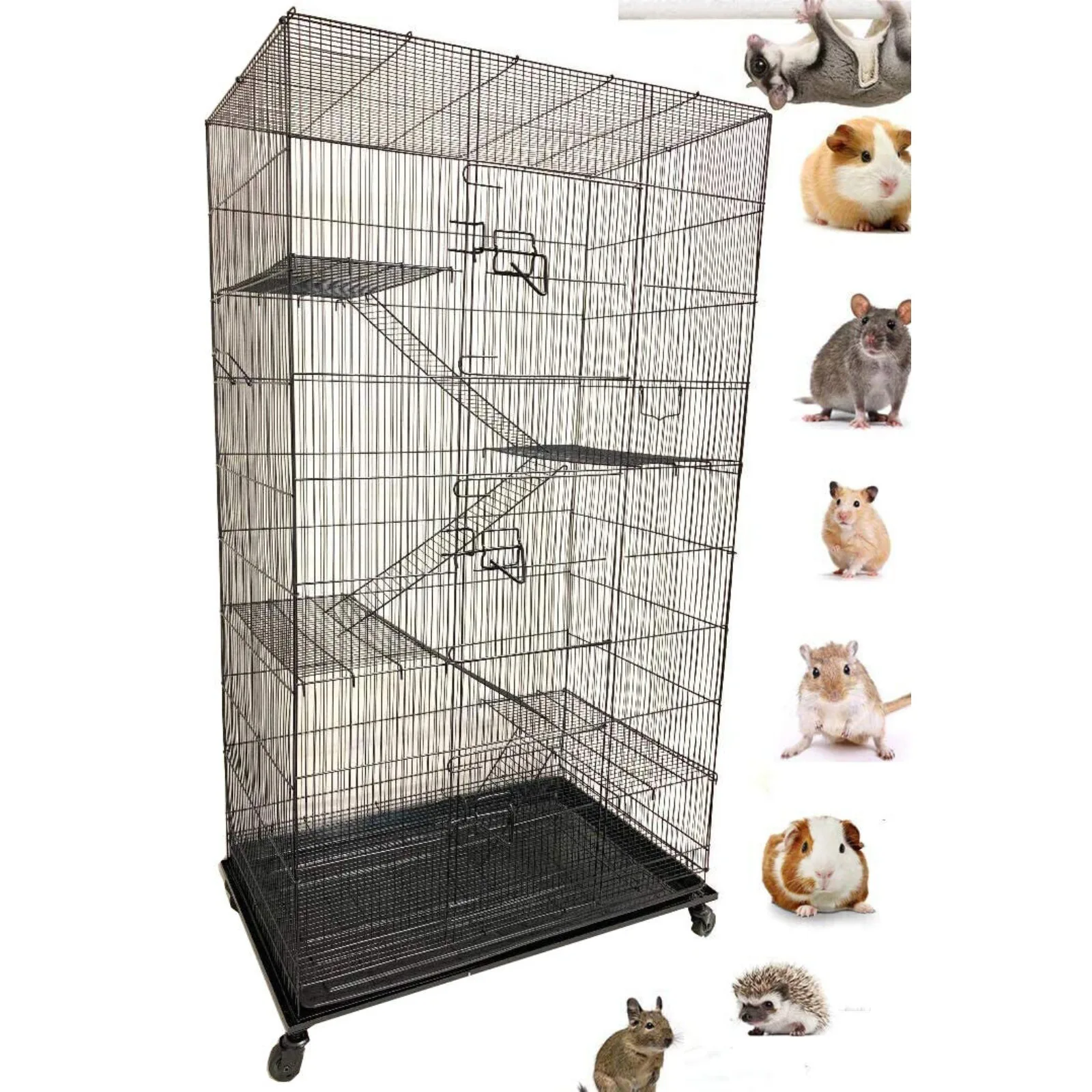 

X-LARGE 5-Levels Ferret Guinea Pig Sugar Glider Rat Mice Gerbil Critter Cage United States