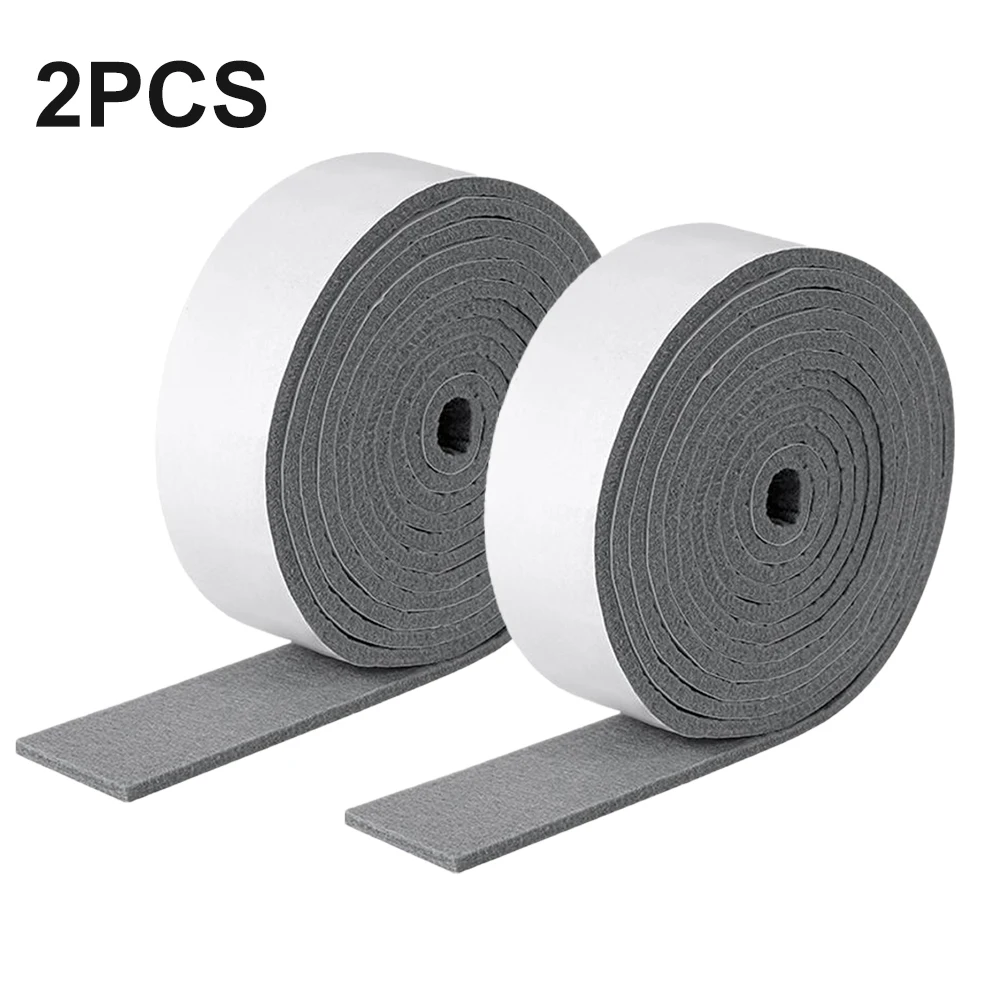 2pcs Non-woven Fabrics Door Window Seal Strip Anti-condensation Strips Water Absorption 2M 4 MM Reusable Household Tools Tapes