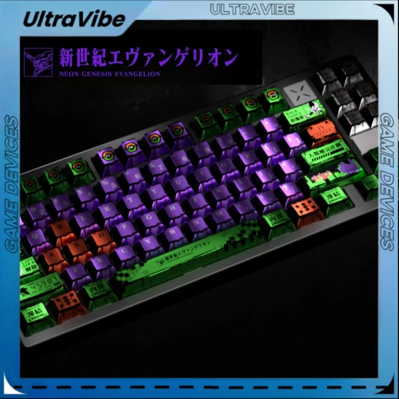 

EVA pearl metallic paint keycap frosted five sided thermal sublimation mechanical keyboard keycap magnetic shaft 60 75 rooting