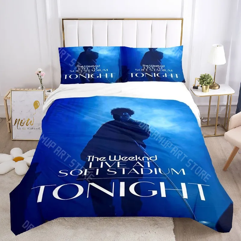 3D Printed Weeknd Singer `XO`Bedding Set for Boys Girls Duvet Cover Pillowcase Twin Queen King Full Single Double Sizes