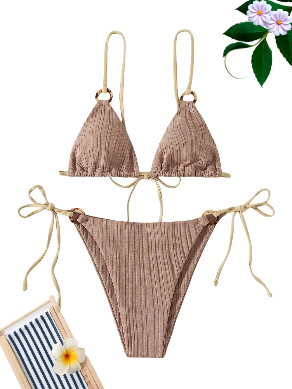 2024 Women Summer Swimsuit Sexy Bikinis Set Two Piece Swimsuit Slim Fit Swimsuit Triangle Bikini Beach Women Swimsuit​