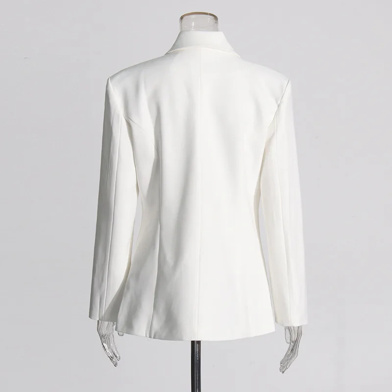 HKSH Autunno Nuove Donne Alla Moda Giacca Patchwork Contrasto di Colore Personalizzato High Street Elegante Casual Office Lady Ins Cappotto HK9955