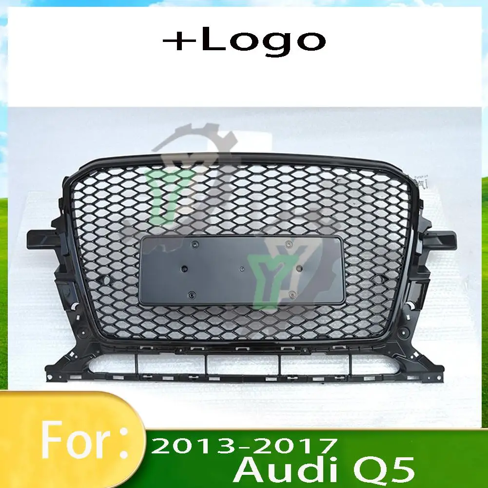 

For Audi Q5/Q5L 2013 2014 2015 2016 2017 Car Front Bumper Grille Centre Panel Styling Upper Grill (Modify For RSQ5 style)