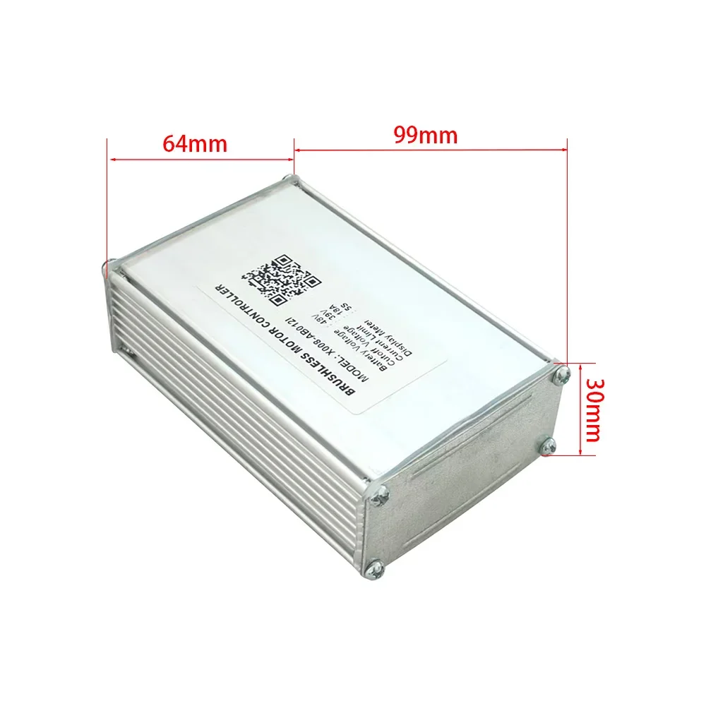 

Nulkomma Ebike Brushless Motor Controller X008-AB0121 48V 18A Suitable for Electric Bicycles Scooters Fat-Tire Bikes Speed