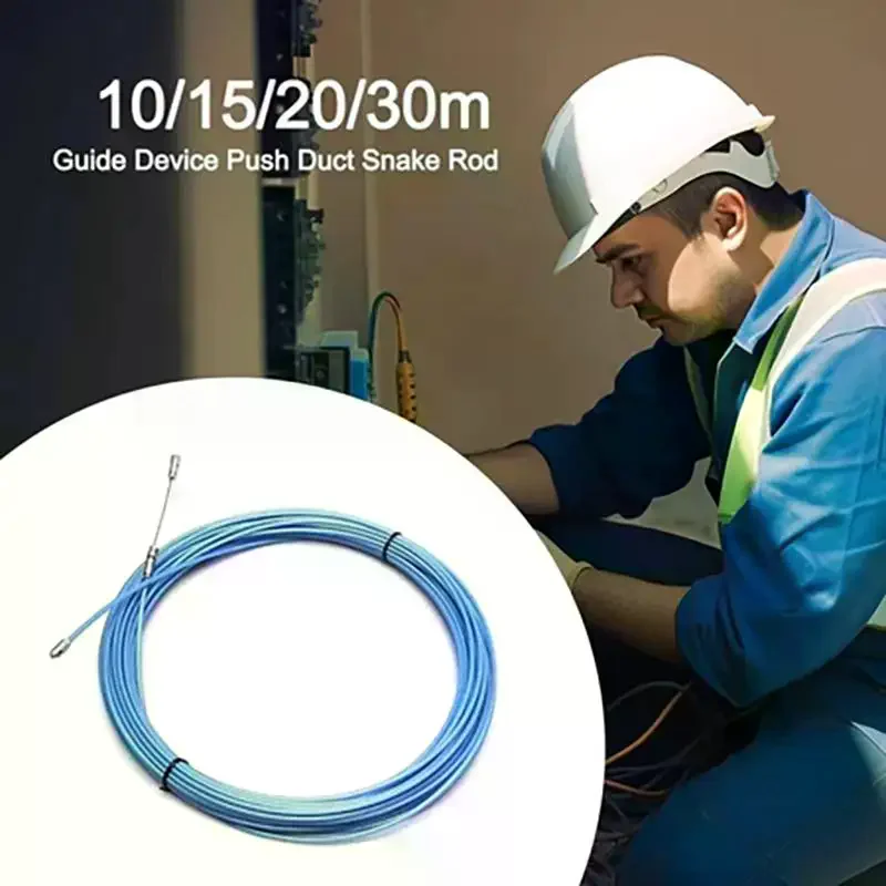 10M/20M Electrical Wire Threader Cable Wire Puller Through Wall Wire Guide For Wiring Installation