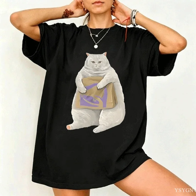 I'll Always Have Money for You Funny Cat T-shirts for Men Women Cotton Short Sleeve Printed Tshirts Streetwear Round Neck Tops