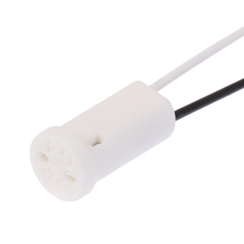 10Pcs/Lot G4 Lamp Socket 10CM/20CM White / Black G4 Lamp Holder For LED Crystal Heads Light Bulb Halogen Light Bulb Socket