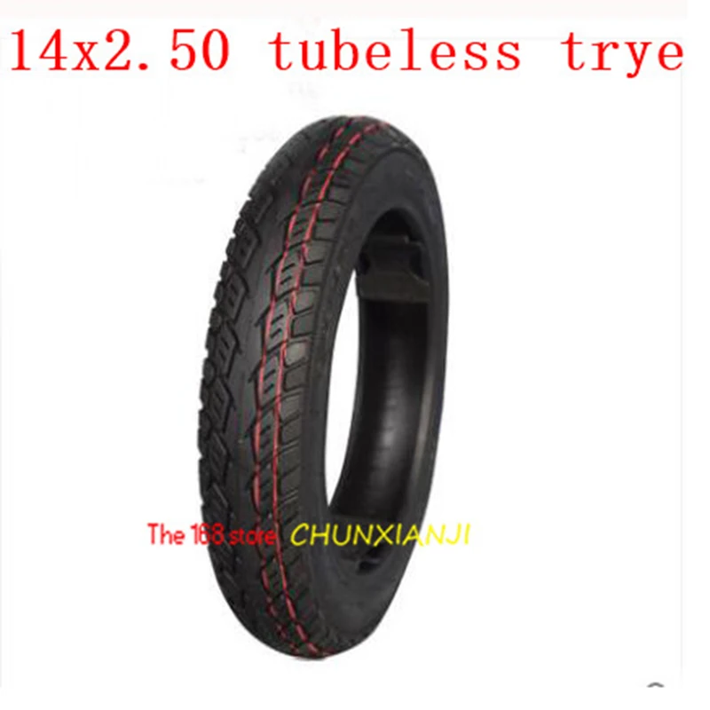 Electric Vehicle Tyre 14x2.50 Explosion Proof  Vacuum  14*2.50 Tubeless Tire