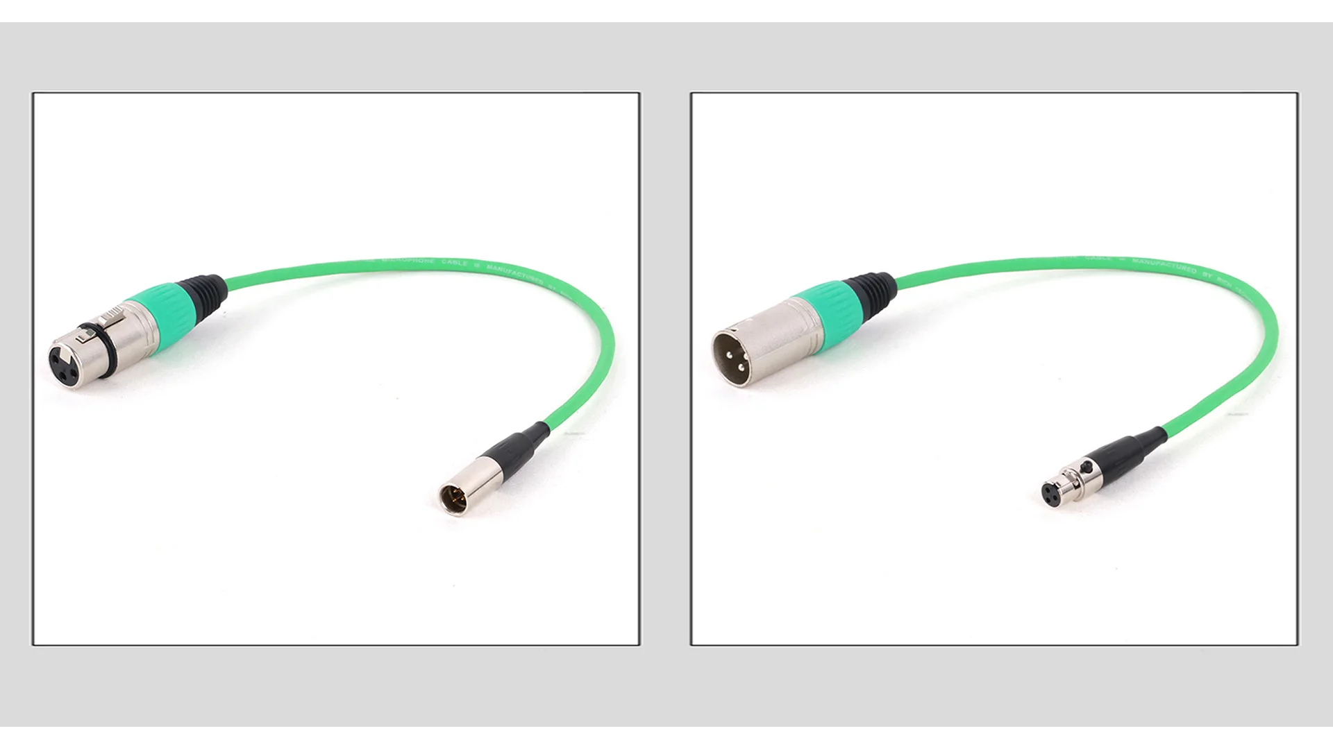 GuerGuo Mini XLR Audio Kabel Mini XLR 3Pin Stecker/Buchse auf 3PIN XLR Buchse/Stecker für Kopfhörer Carmera Konverter – Detail 7