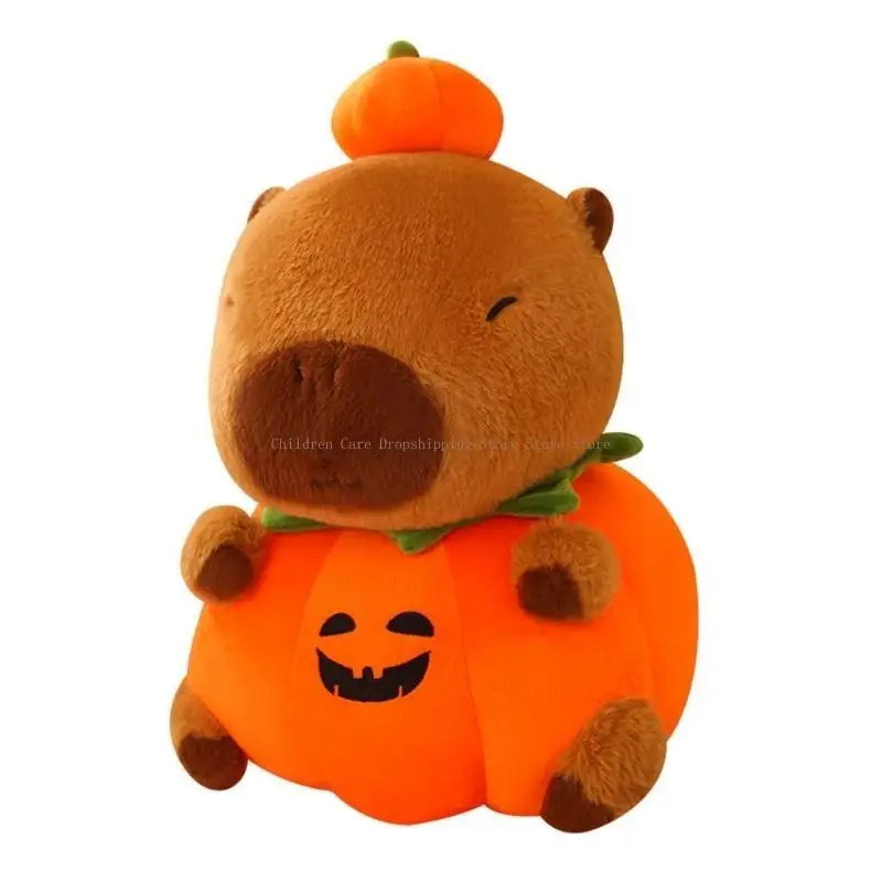 

Charm Capybaras Plush Toy Soft Stuff Animals Comforting Cushion Gifts
