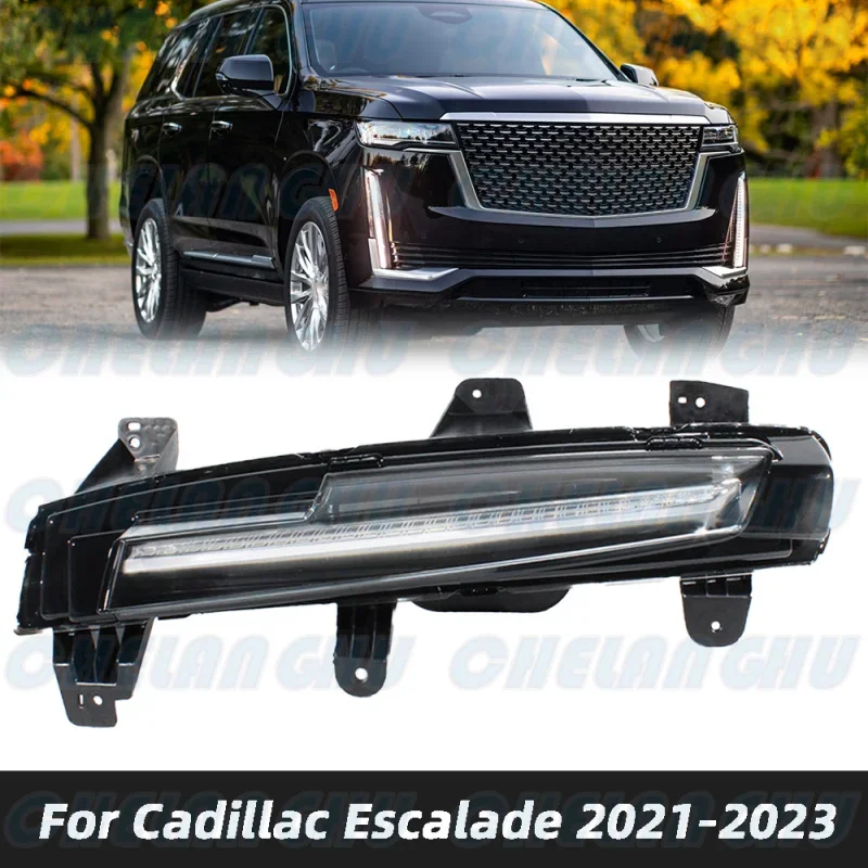 

For Cadillac Escalade 2021 2022 2023 Right Side Front Bumper LED DRL Daytime Running Light Turn Lamp 85117442