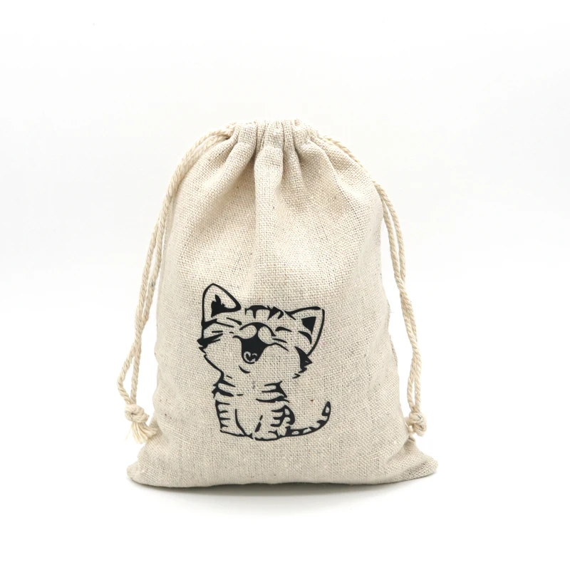 

Высококачественные хлопковые льняные сумки на шнурке для ювелирных изделий, подарочная упаковка, 100 шт.