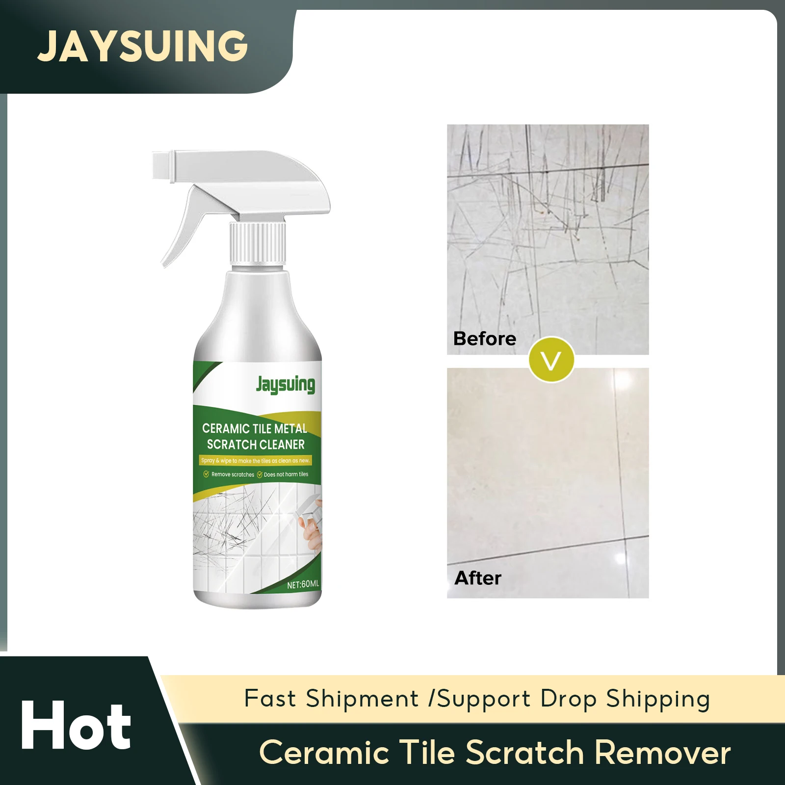 Ceramic Tile Scratch Remover Marble Scratch Repair Agents Powerful Decontamination Floor Cleaner Tile Brightening Cleaning Tools