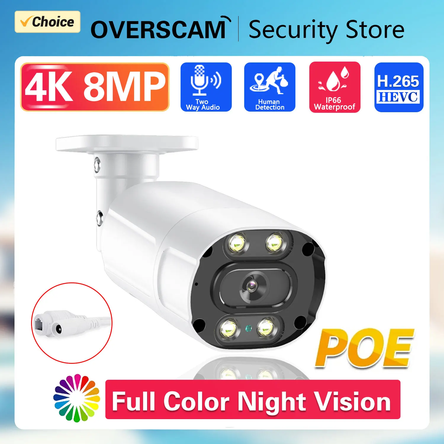 

XMEYE 4K 8MP AHD Camera 5MP CCTV Home Security Outdoor Waterproof Color Night Vision BNC Bullet Analog Camera Video Surveillance